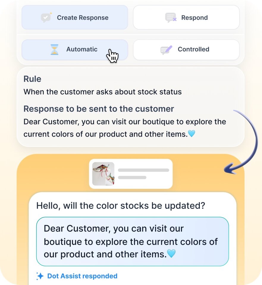 Personalize responses based on different scenarios