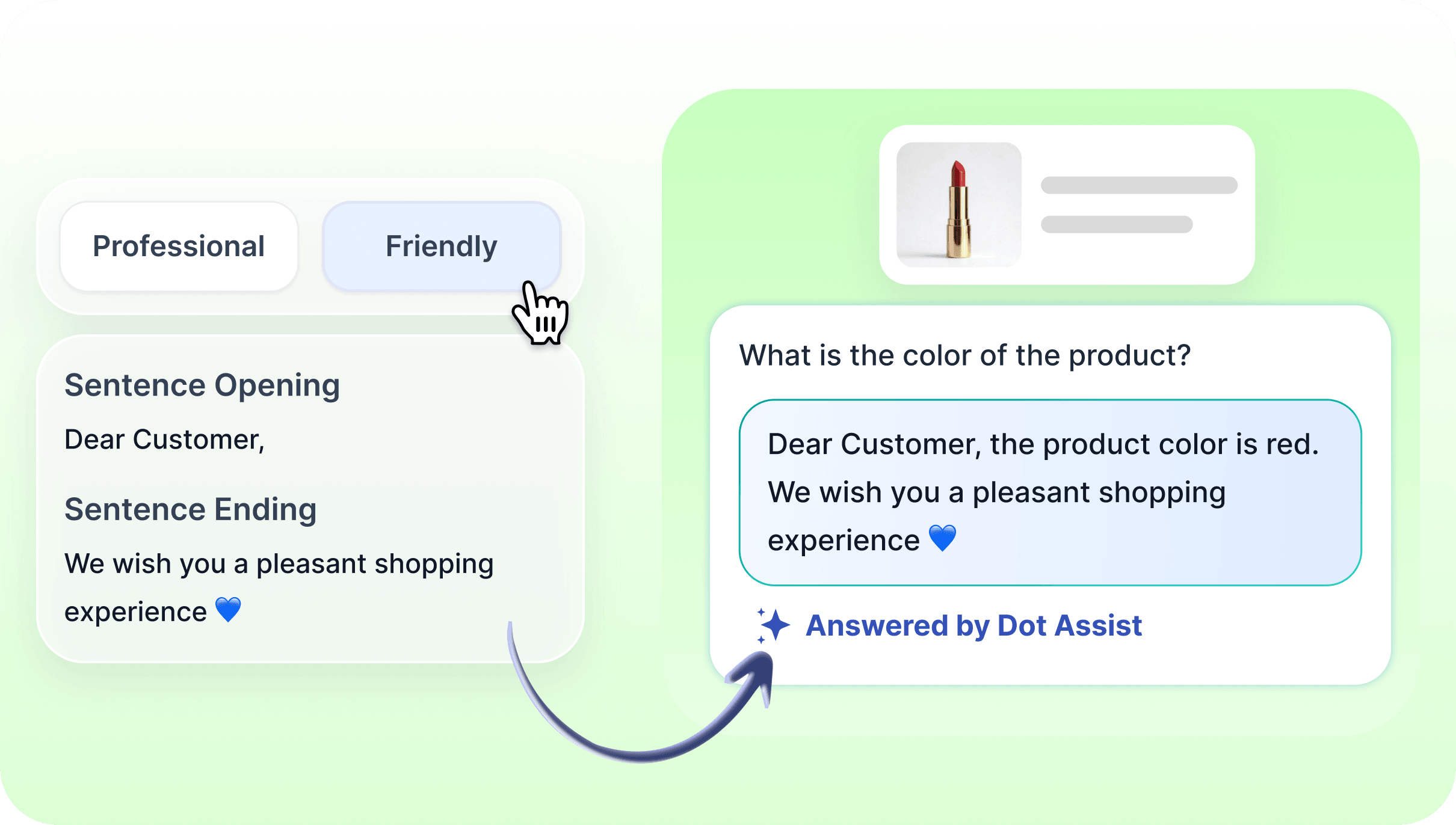 Define the tone and structure of responses