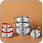 Do the handles get hot on the stove? Also, how long is the warranty?